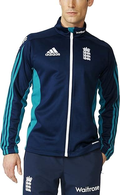 adidas men's ECB England replica fleece cricket training jacket